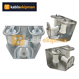 Köşe Tip Sac Ayaklı Kablo Makarası (Derlin)